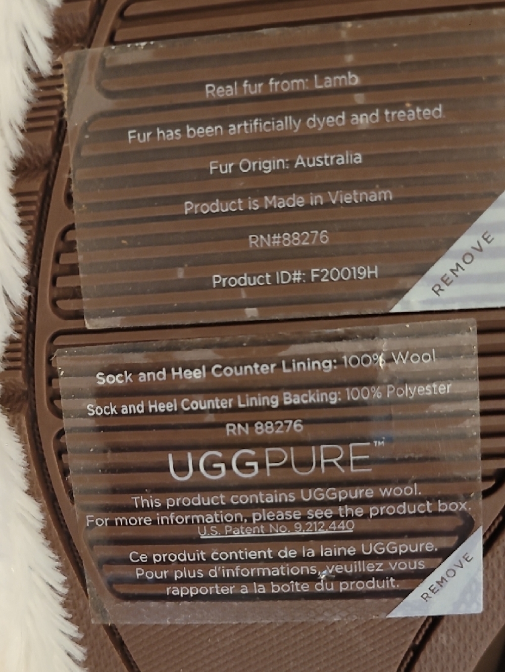 UGG Devorah Brown Suede Shearling-Trim Wedge Boots - Picture 3 of 8